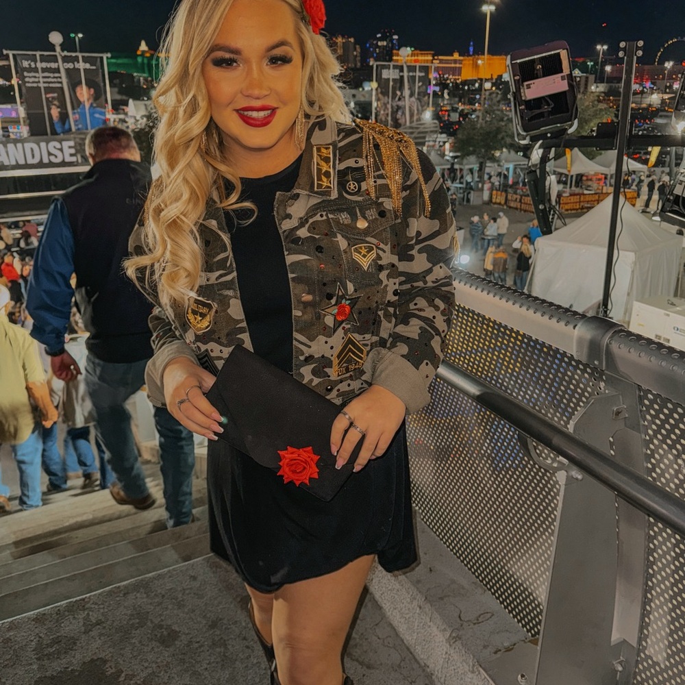 Custom Camouflage Military Patch Jacket - image 1